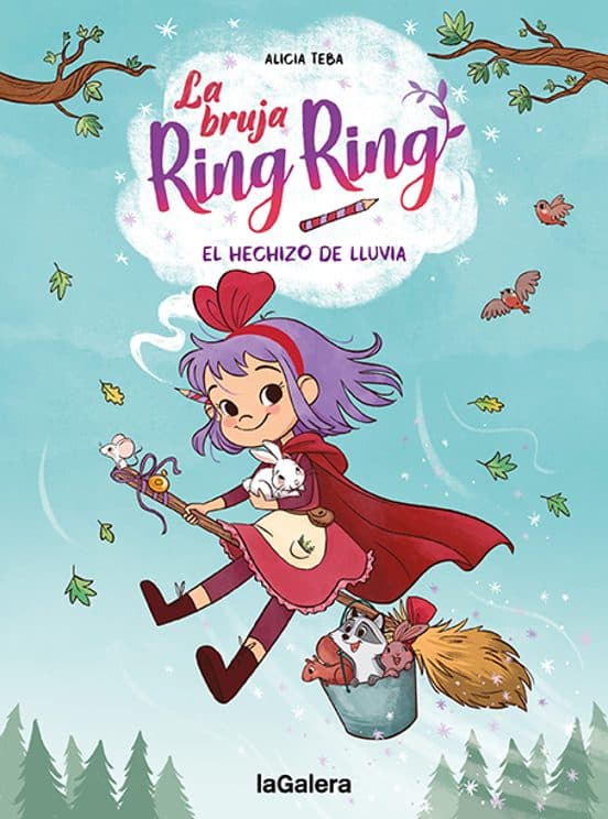 Portada de La bruja Ring Ring 2: El hechizo de lluvia