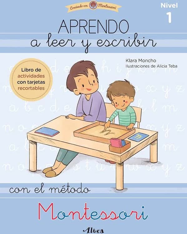 Portada de Aprendo a leer y escribir con el método Montessori (Nivel 1)