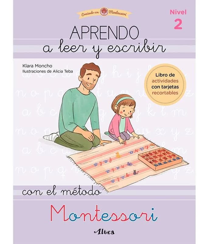 Portada de Aprendo a leer y escribir con el método Montessori (Nivel 2)